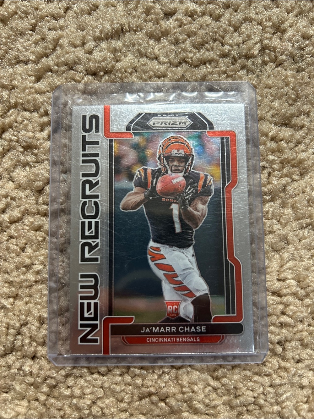 2021 Panini Prizm Rookie Ja’Marr Chase #NR-7 New Recruits Card